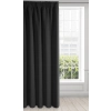 Záves 135x270 cm matný čierny na riasiacu pásku ADLEY