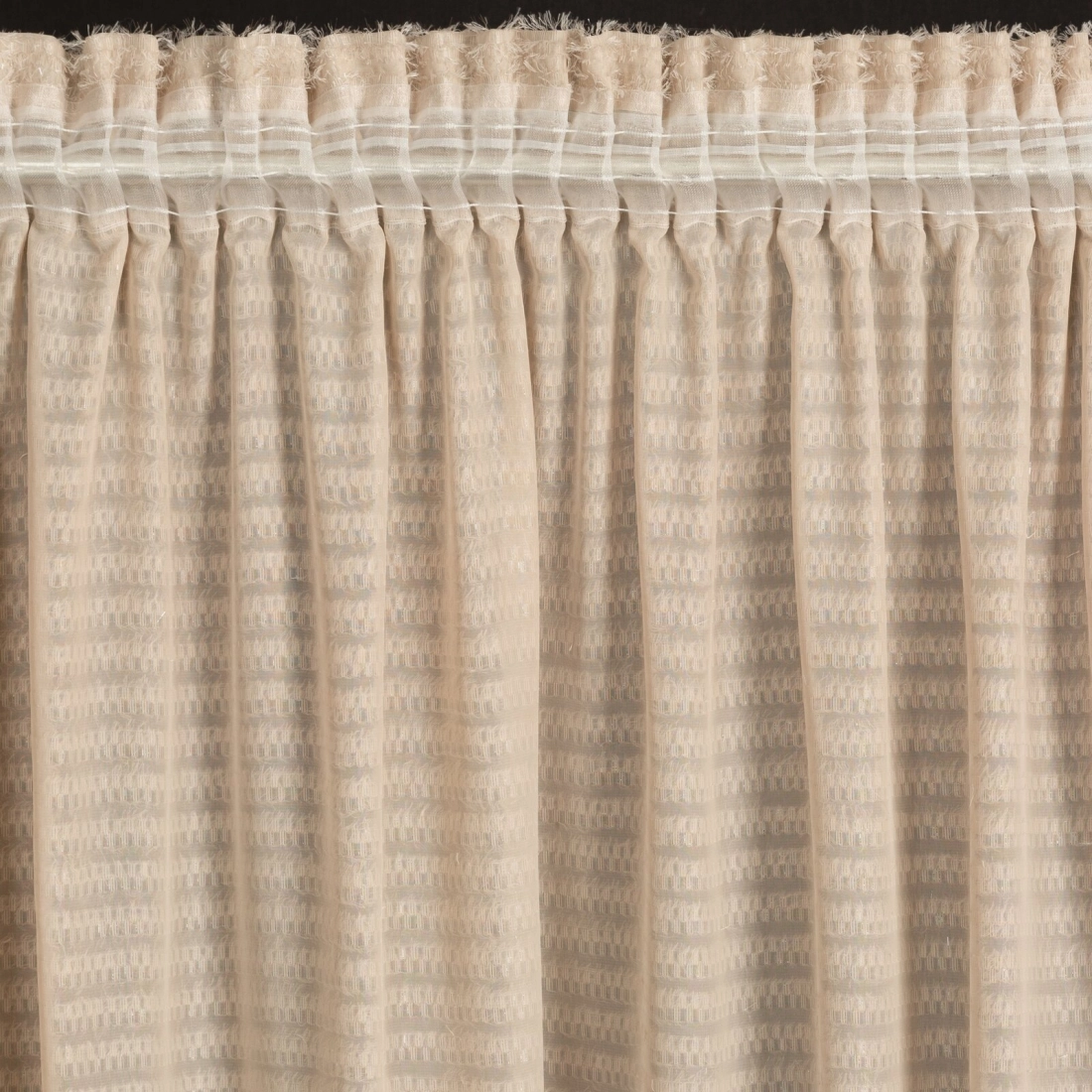 Záves 135x270 cm šifónový béžový na riasiacu pásku REINA Eva Minge