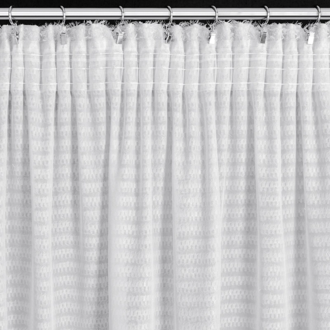 Záves 135x270 cm šifónový biely na riasiacu pásku REINA Eva Minge