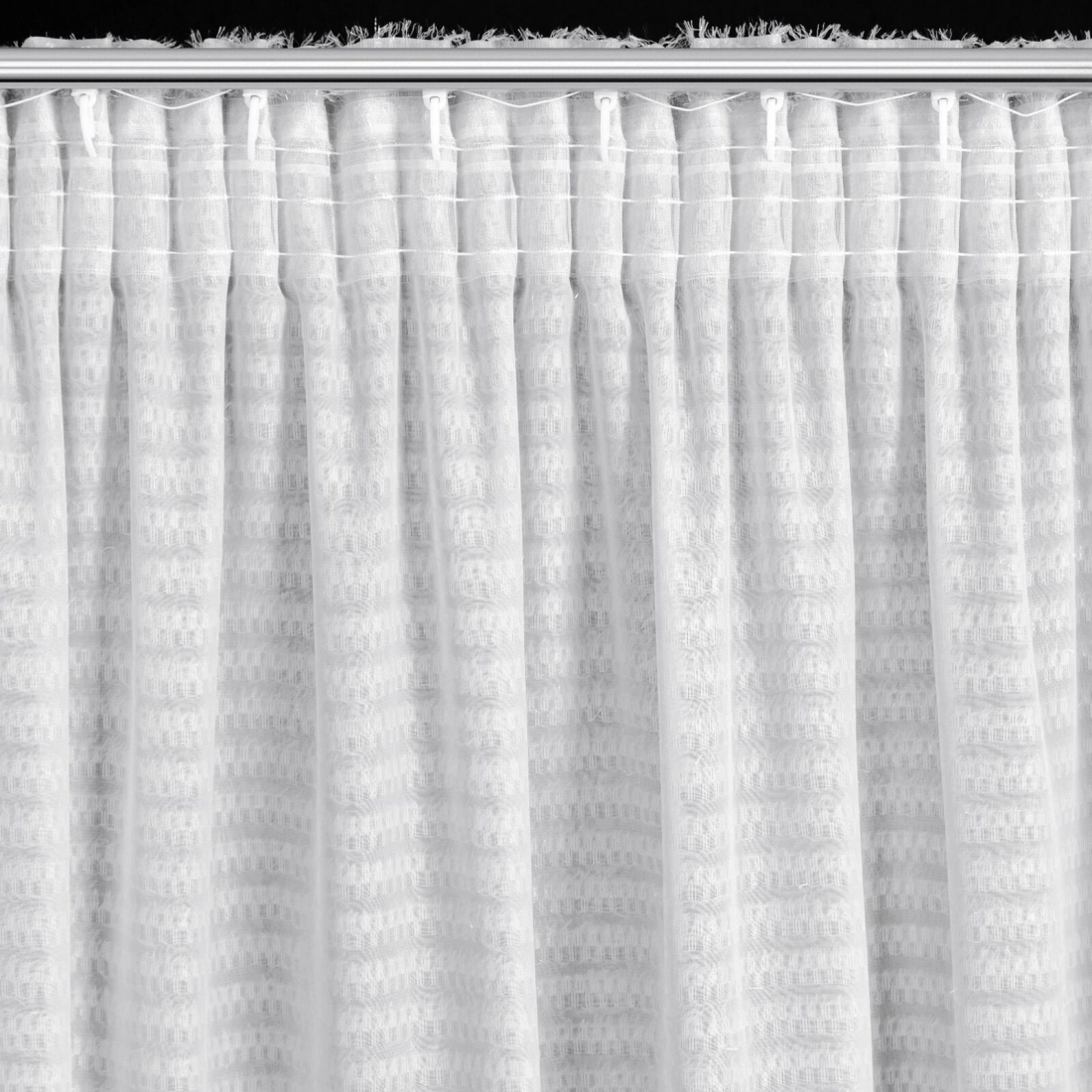 Záves 135x270 cm šifónový biely na riasiacu pásku REINA Eva Minge