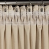 Záves 135x270 cm zamatový béžový šampanský taśma/tunel/žabki TULIA