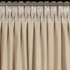 Záves 135x270 cm zamatový béžový šampanský taśma/tunel/žabki TULIA