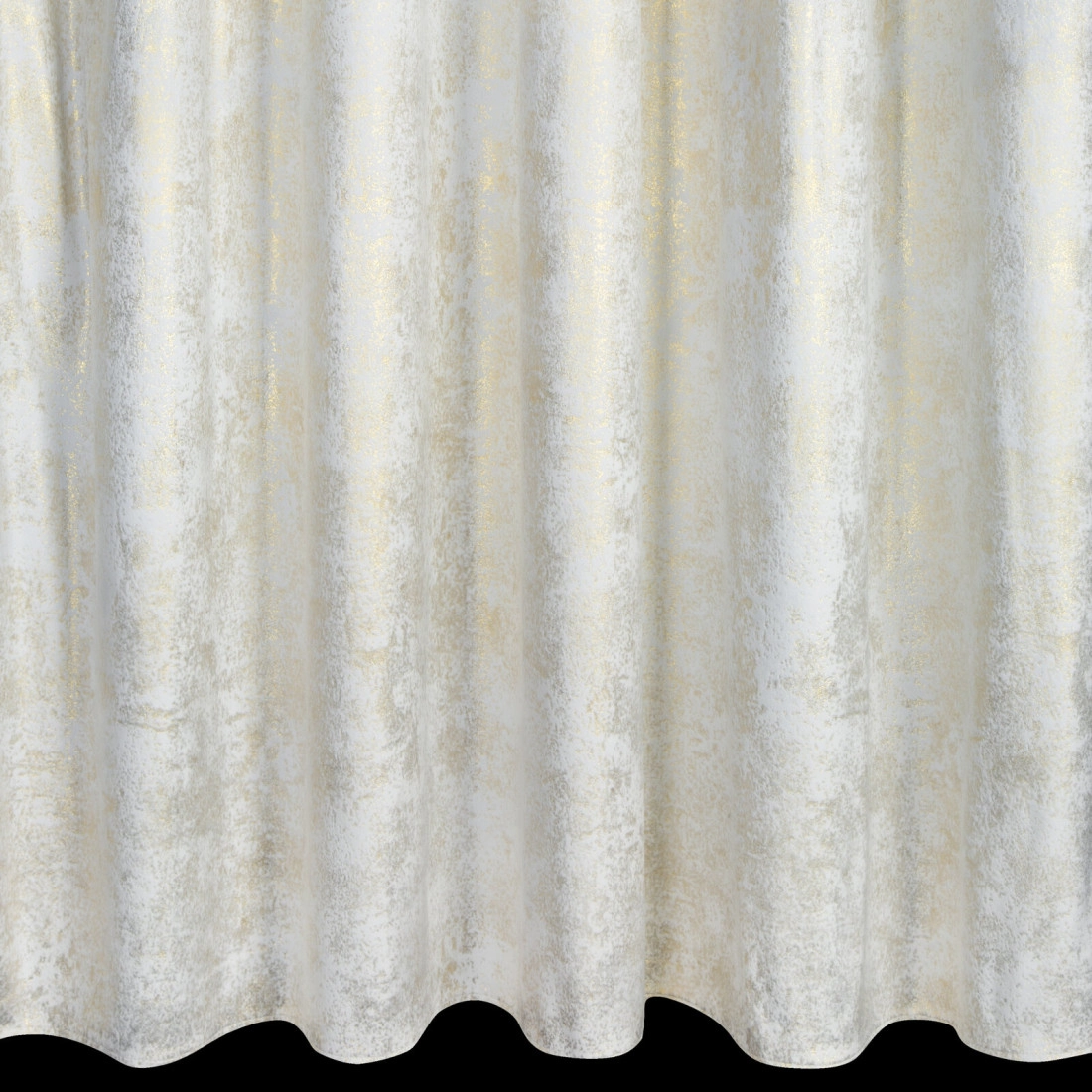 Záves 135x270 cm zamatový bielo šampanský na riasiacu pásku AVENA