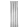 Záves 135x270 cm zamatový bielo strieborný na riasiacu pásku AVENA