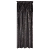 Záves 135x270 cm zamatový čierno šampanský na riasiacu pásku TULIA