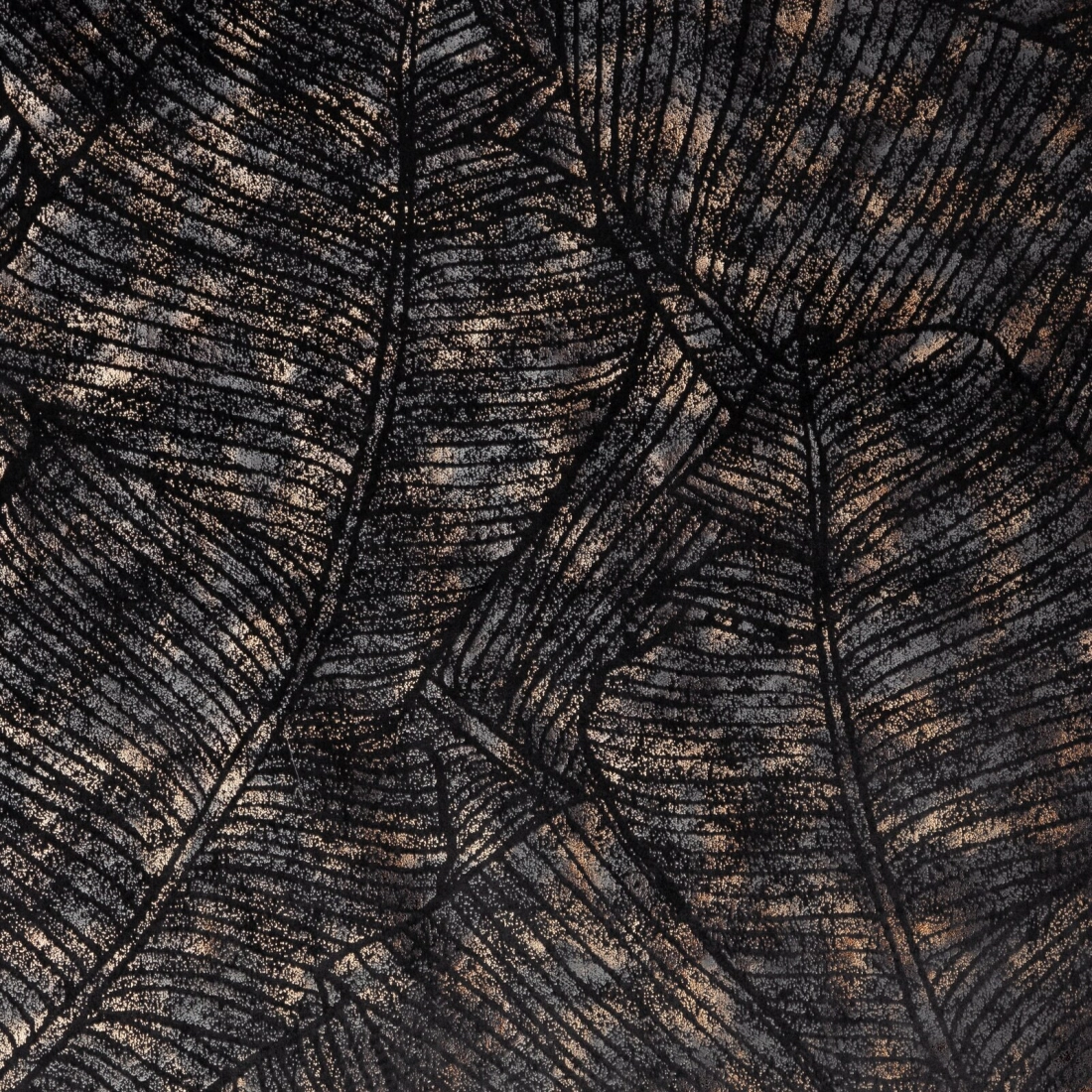 Záves 135x270 cm zamatový čierno šampanský na riasiacu pásku TULIA