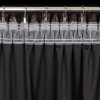 Záves 135x270 cm zamatový čierno šampanský na riasiacu pásku TULIA