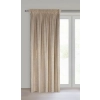 Záves 135x270 cm zamatový krémový strieborný na riasiacu pásku AVENA
