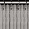 Záves 135x270 cm zamatový oceľový strieborný na riasiacu pásku AVENA