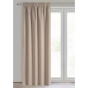 Záves 135x270 cm zatemňovací béžový na riasiacu pásku LOGAN