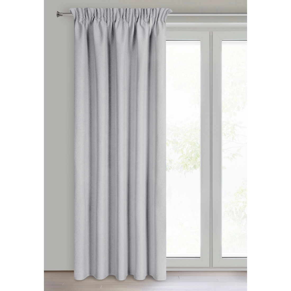 Záves 135x270 cm zatemňovací oceľový na riasiacu pásku SUZAN