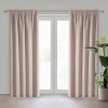 Záves 135x270 cm zatemňovací púdrovoružový na riasiacu pásku LOGAN