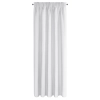 Záves 135x270 cm zatemňujúci biely na riasiacu pásku ADLEY