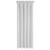 Záves 135x270 cm zatemňujúci strieborný na riasiacu pásku SUZAN