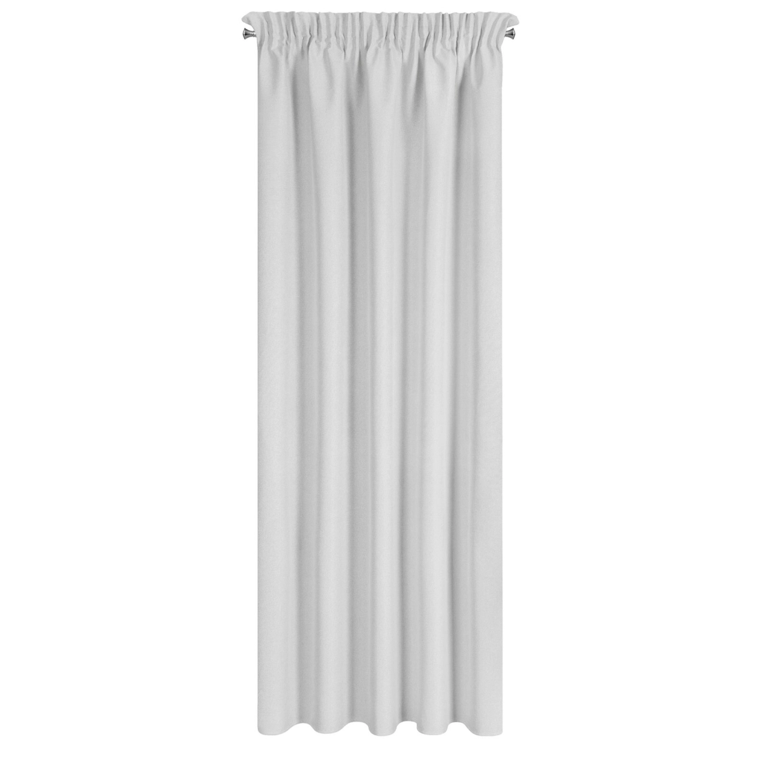 Záves 135x270 cm zatemňujúci strieborný na riasiacu pásku SUZAN