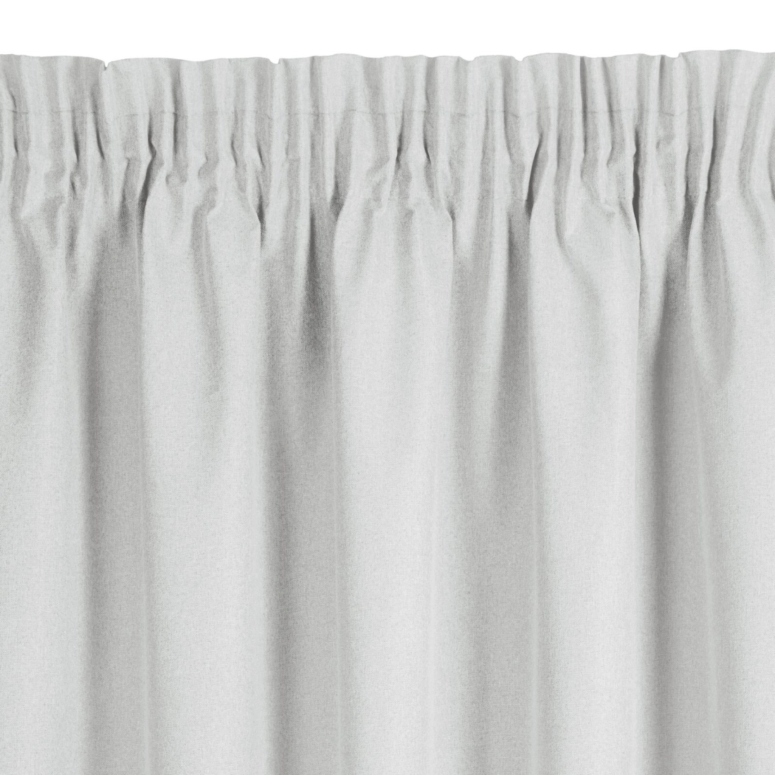 Záves 135x270 cm zatemňujúci strieborný na riasiacu pásku SUZAN