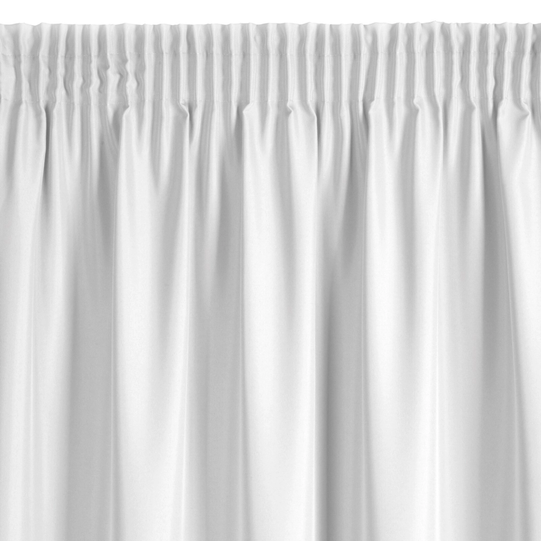 Záves 140x175 cm matný biely na riasiacu pásku RITA