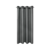 Záves 140x175 cm matný grafitový na kovové krúžky RITA