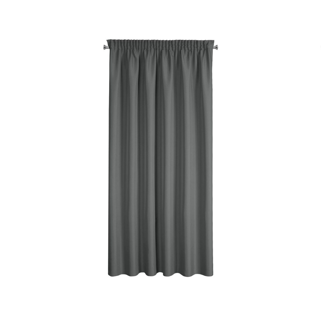 Záves 140x175 cm matný grafitový na riasiacu pásku RITA