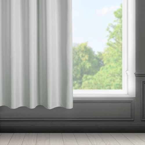 Záves 140x175 cm matný strieborný na riasiacu pásku RITA