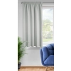 Záves 140x175 cm matný strieborný na riasiacu pásku RITA
