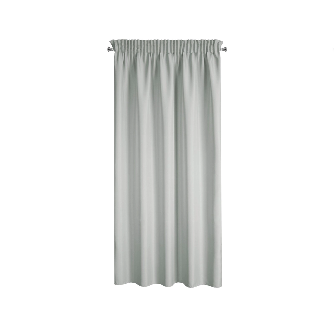 Záves 140x175 cm matný strieborný na riasiacu pásku RITA