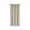Záves 140x175 cm matný tmavobéžový na kovové krúžky RITA