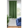 Záves 140x175 cm matný tmavozelený na riasiacu pásku RITA
