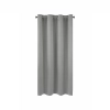 Záves 140x175 cm sivý zatemňujúci matný na kovové krúžky LOGAN