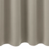 Zatemňovací matný závěs 140x175 cm v tmavě béžové barvě na kovových kroužcích LOGAN