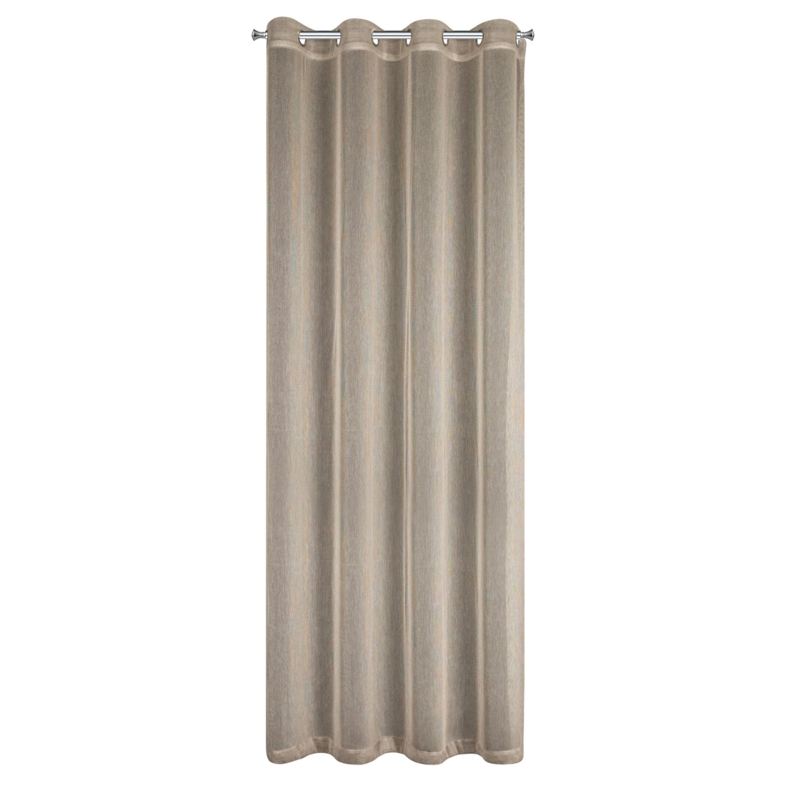 Záves 140x250 cm béžový na kovové krúžky ADELA
