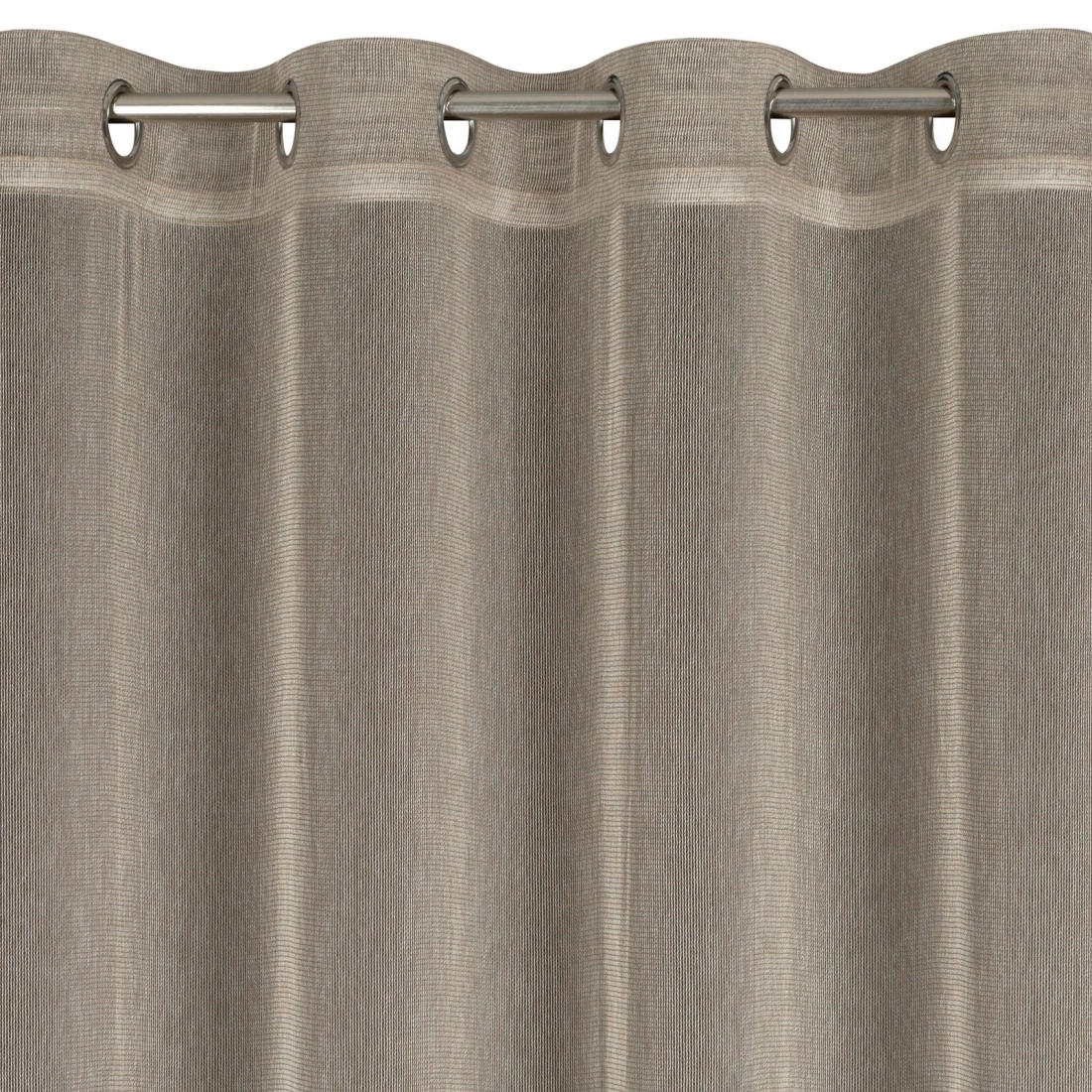 Záves 140x250 cm béžový na kovové krúžky ADELA