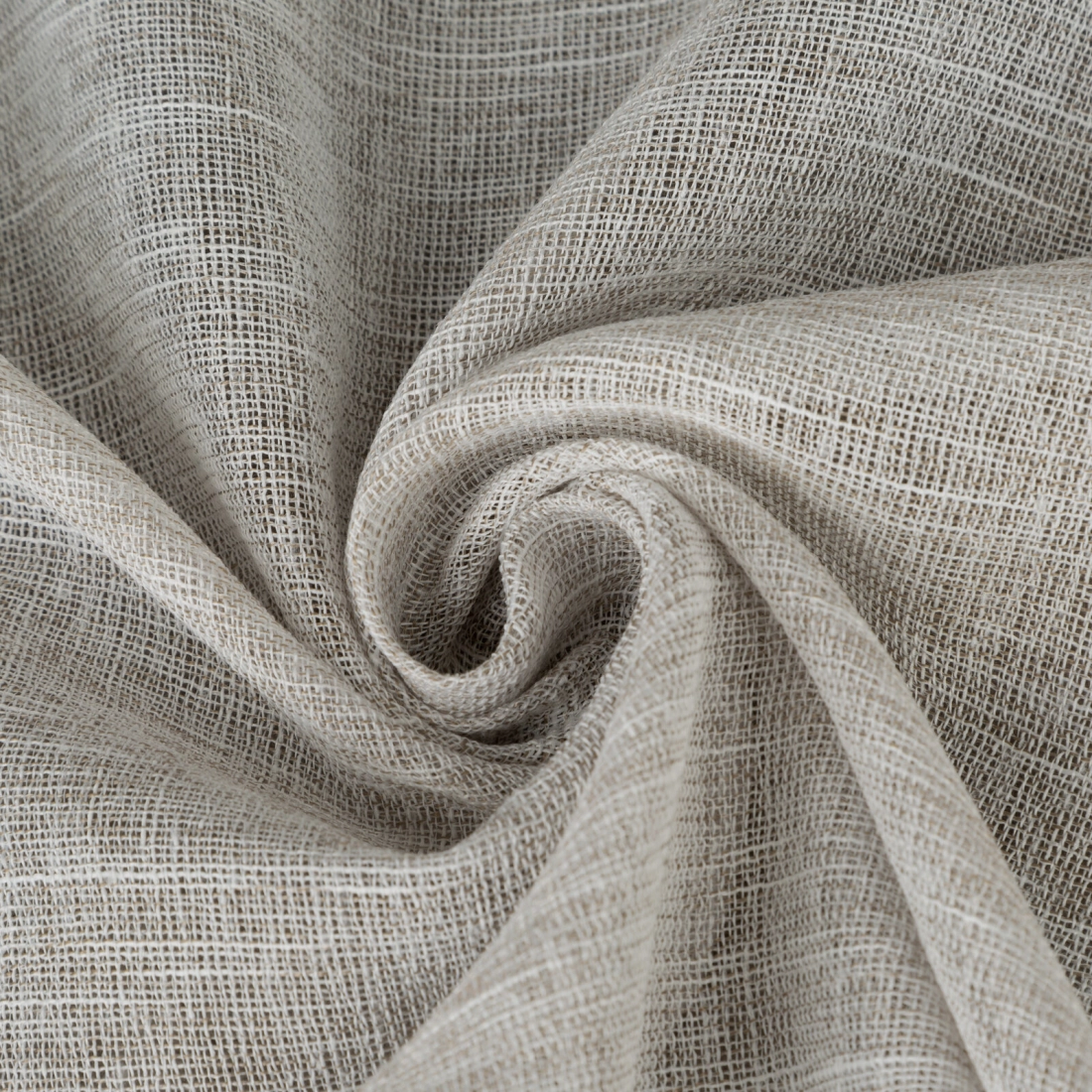 Záves 140x250 cm béžový na kovové krúžky AMARI