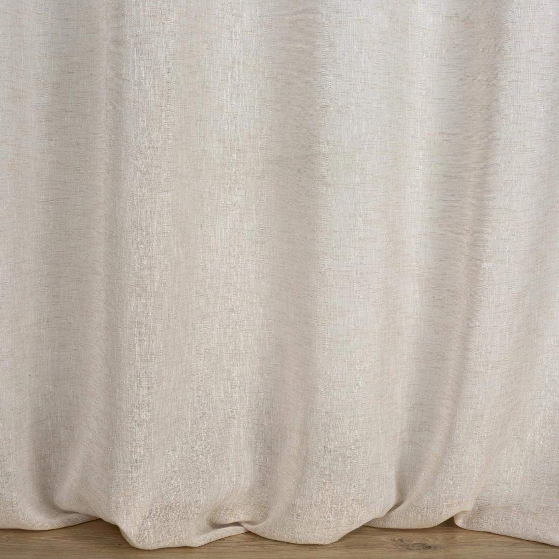 Záves 140x250 cm béžový na kovové krúžky ANGELIKA