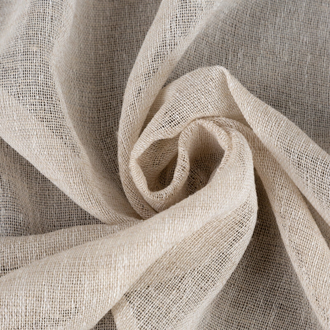 Záves 140x250 cm béžový na kovové krúžky ANGELIKA