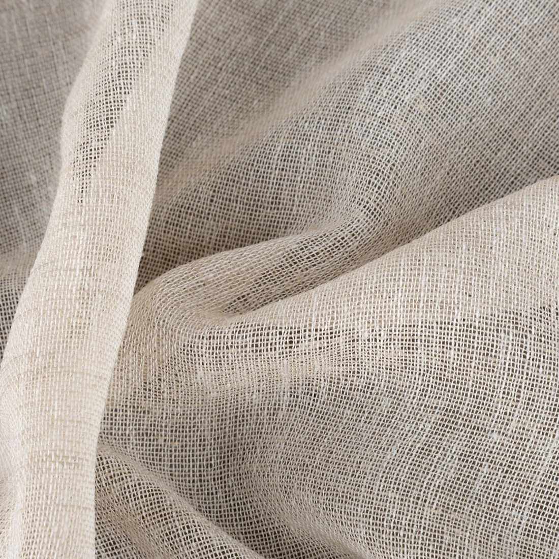 Záves 140x250 cm béžový na kovové krúžky ANGELIKA