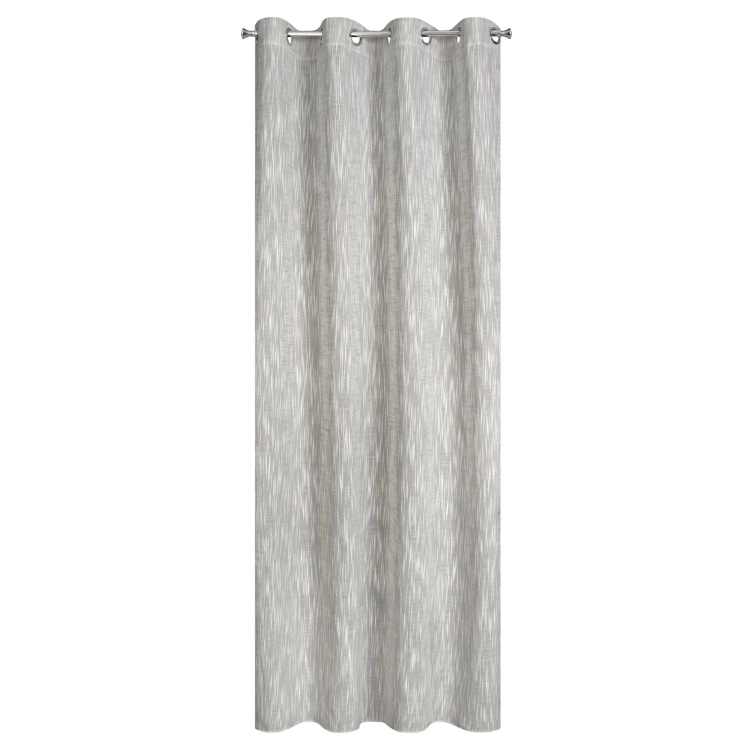 Záves 140x250 cm béžový na kovové krúžky ANIKA