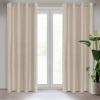 Záves 140x250 cm béžový na kovové krúžky LIDIA
