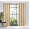 Záves 140x250 cm béžový na kovové krúžky LIREN
