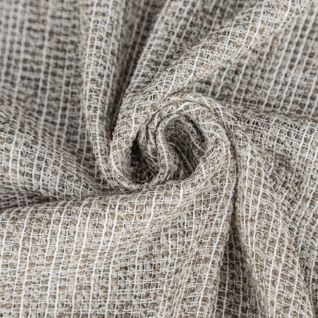 Záves 140x250 cm béžový na kovové krúžky MEGAN