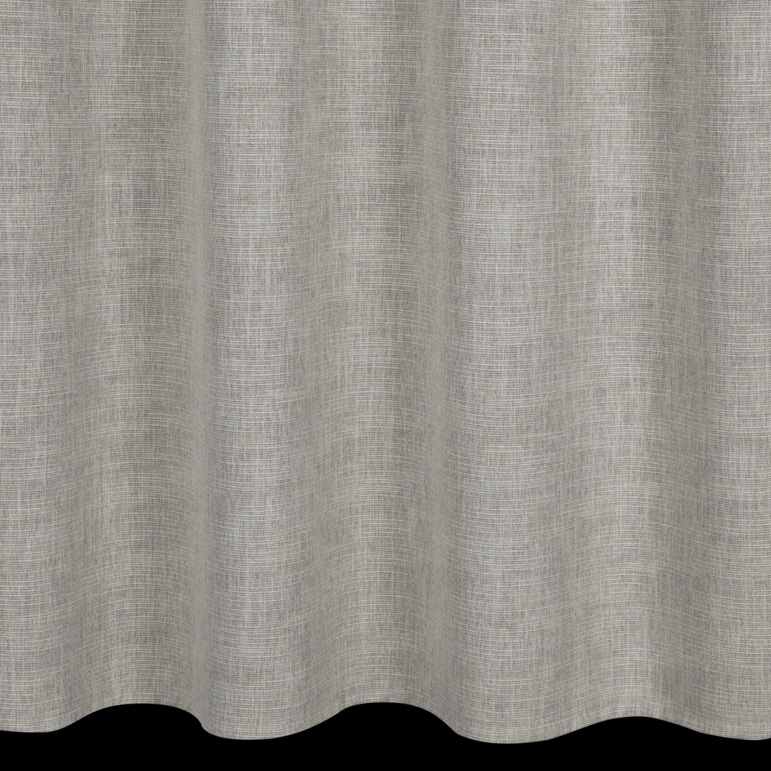 Záves 140x250 cm béžový s ľanovou väzbou na kovové krúžky ROMA