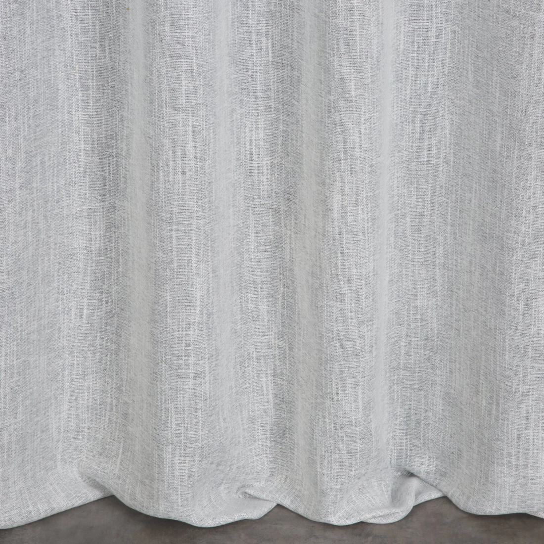 Záves 140x250 cm bielo-strieborný na kovové krúžky AGNES