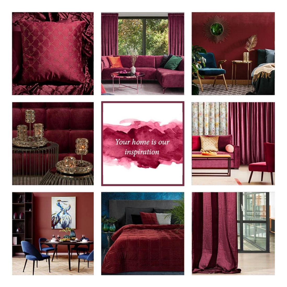 Záves 140x250 cm biely, červený na kovové krúžky MARI