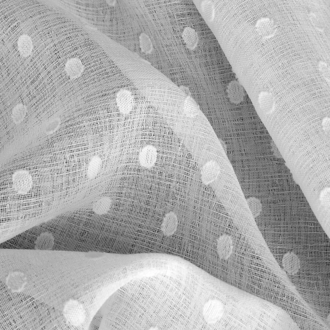 Záves 140x250 cm biely etamínový na kovové krúžky HANIA