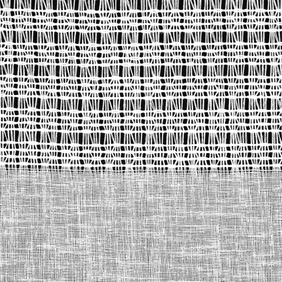 Záves 140x250 cm biely etamínový na kovové krúžky VICKY