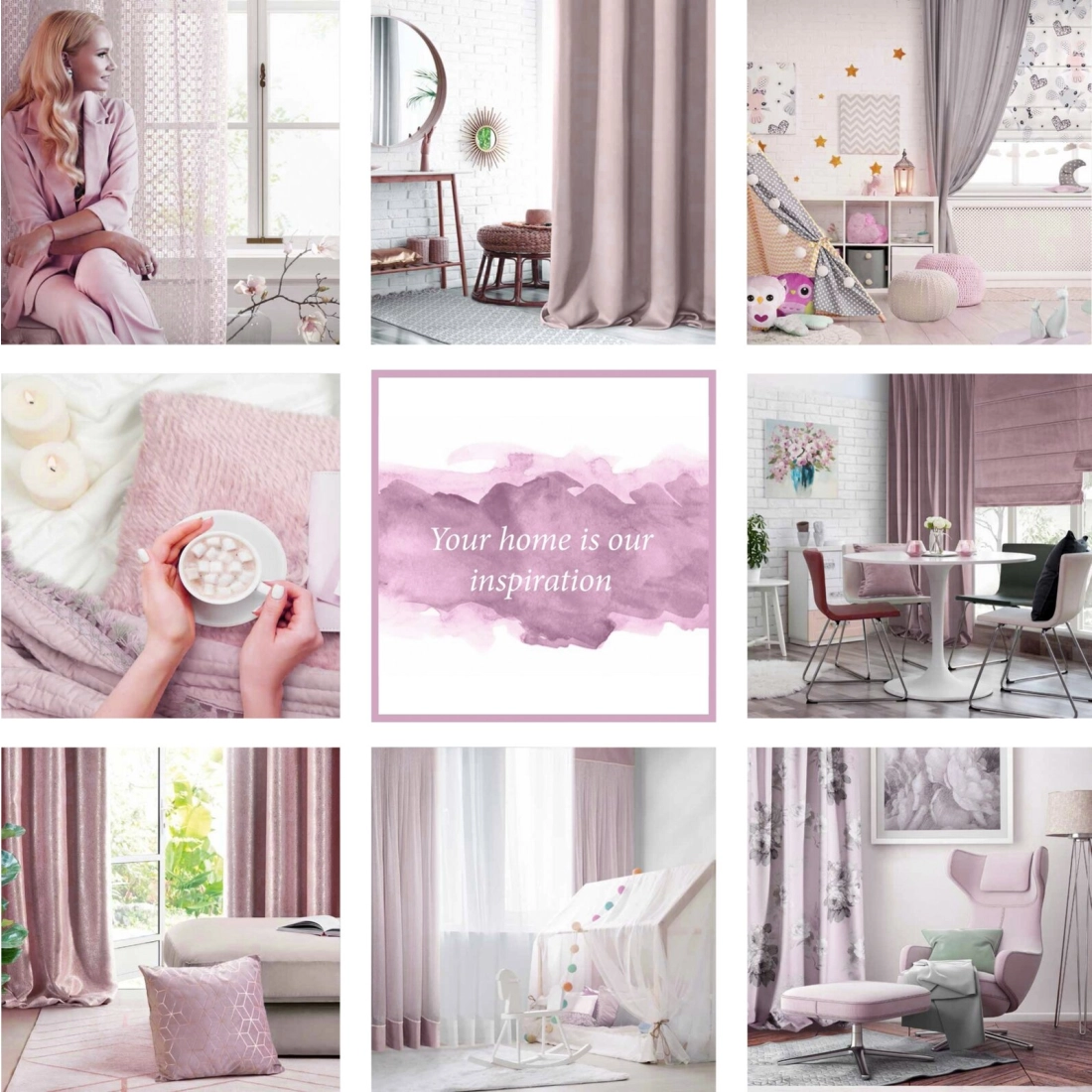 Záves 140x250 cm biely, fialový na kovové krúžky NOEMI