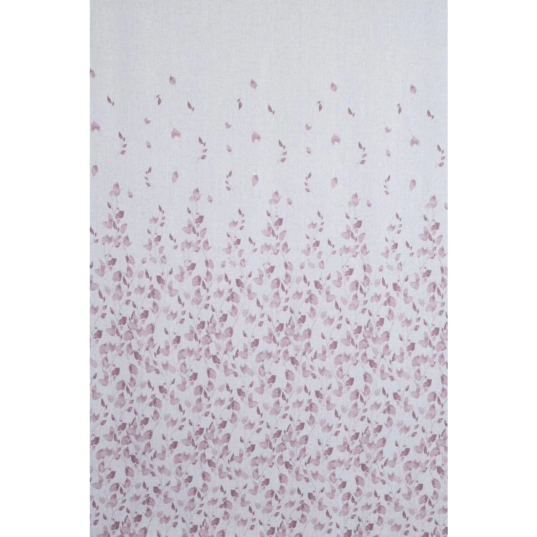 Záves 140x250 cm biely, fialový na kovové krúžky NOEMI