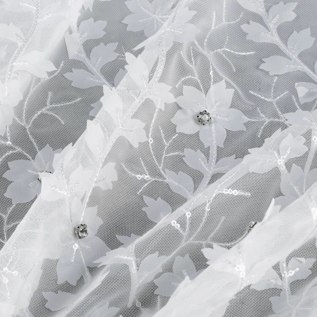 Záves 140x250 cm biely na kovové krúžky INGA EVA MINGE