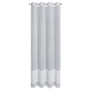 Záves 140x250 cm biely na kovové krúžky LIWIA EVA MINGE