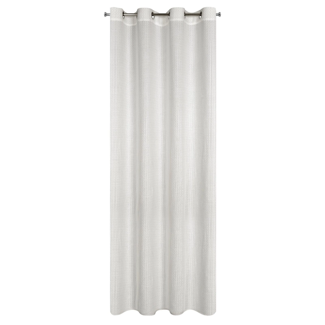 Záves 140x250 cm biely na kovové krúžky MADISON